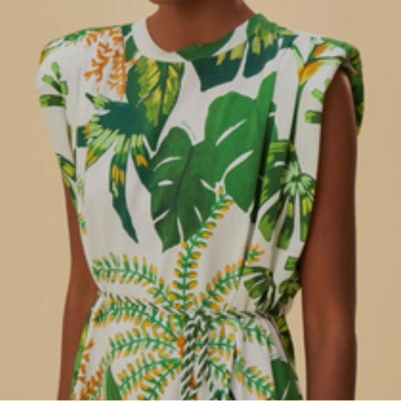 FARM Rio Green Tropical Mini Dress - Picture 13 of 13